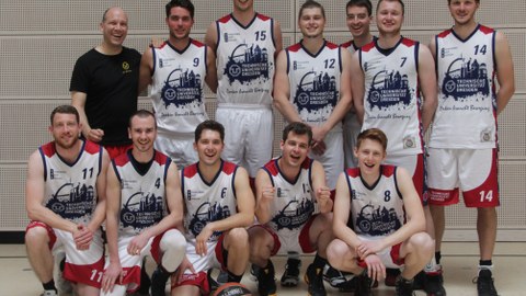 Basketballmannschaft des USZ - Sieger der Sächsischen Hochschulmeisterschaft 2018