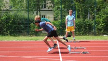 Sprinter beim Start