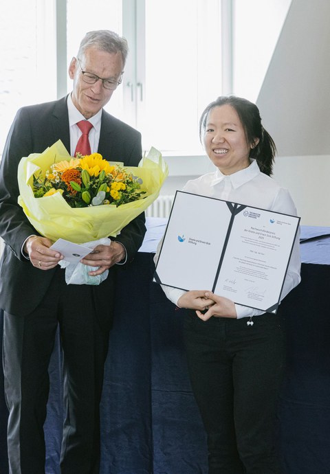 Preisträgerin Jiali Sun