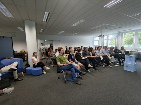 Publikum am Präsentationstag