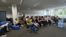 Publikum am Präsentationstag