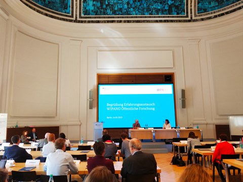 Exchange of experiences WIPANO Public Research 13 - 14 May 2019 in the BMWi