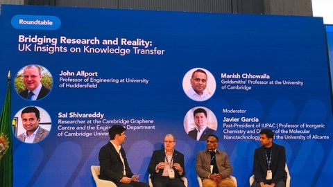 Diskussionsrunde auf der Science for Industry in Madrid