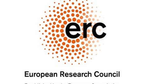 ERC Schriftzug mit roten Punkten drumherum