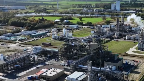 PEFerence biorefinery aerial shot