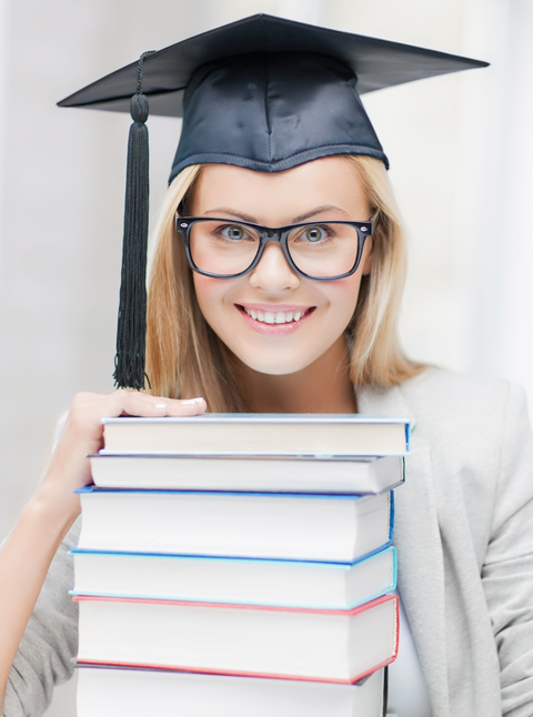 Girl with doctors hat