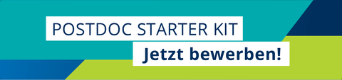 POSTDOC STARTER KIT: JETZT BEWERBEN!