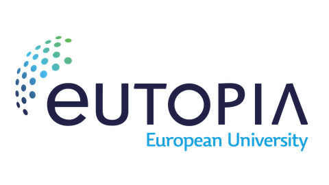 Logo Eutopia mit Schriftzug: European University