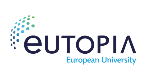 Logo Eutopia mit Schriftzug: European University