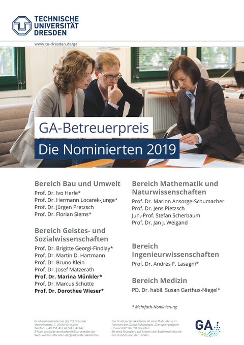 GA Betreuerpreis 2019 _ Nominierte