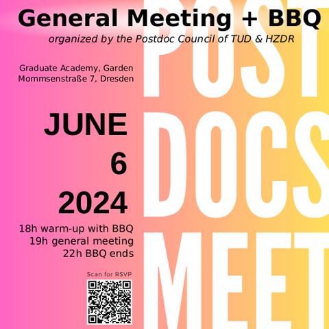 Einladung zum General Meeting des Postdoc Council