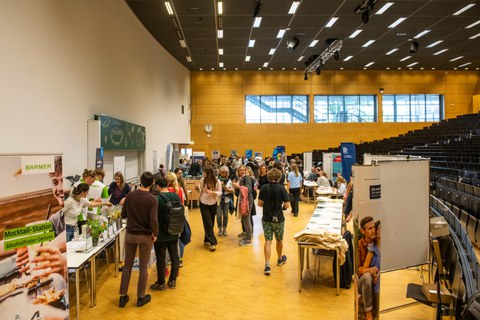 Blick in den Gesundheitsmarkt im Audimax