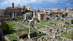 Blick über Forum Romanum
