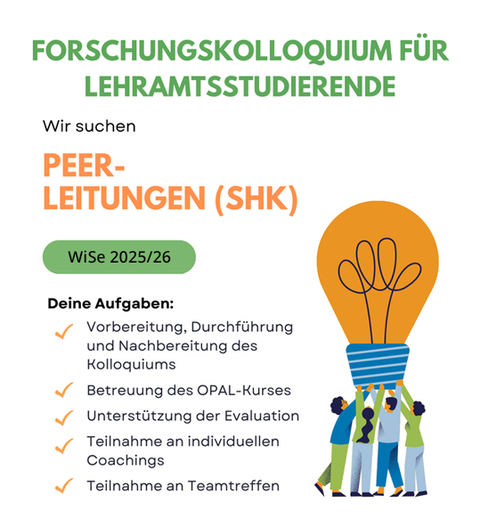 ELF - Forschungskollquium für Lehramtsstudierneden - SHK gesucht