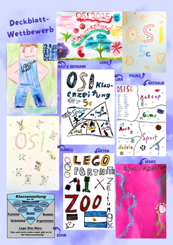 Deckblatt-Wettbewerb mit 9 verschiedenen Entwürfen