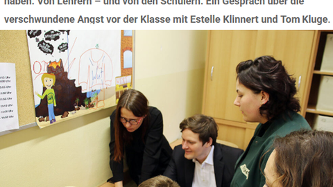 Screenshot des Studierendeninterviews "Ich will genau das - Lehrer sein"