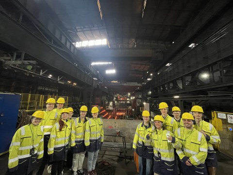 Exkursion Stahlwerk