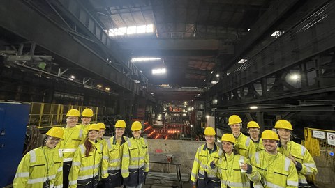 Exkursion Stahlwerk