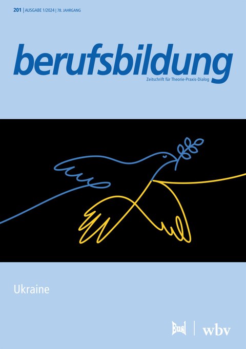 Cover der Zeitschrift Berufsbildung zum Themenschwerpunkt Ukraine 