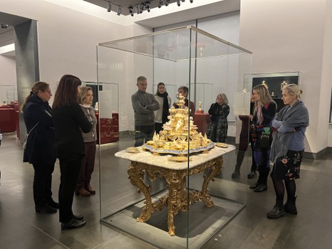 Visit in the green vault