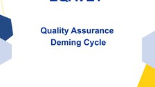 Quality Assurance Cycle
