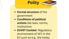 Dimensions of the political arena