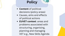 Dimensions of the political arena