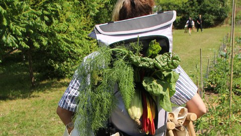 Rucksack voller Ernte