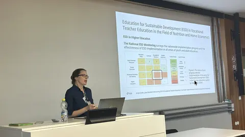 Frau Goller auf der 5. internationalen Konferenz des German Research Center 