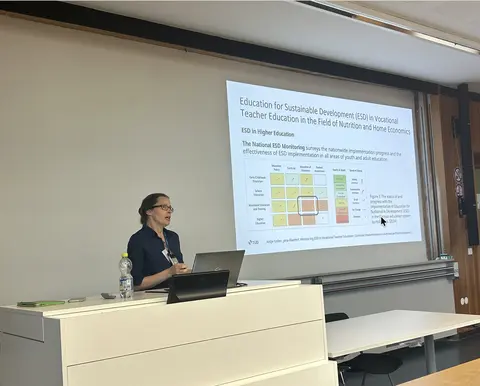 Frau Goller auf der 5. internationalen Konferenz des German Research Center 