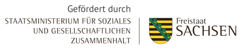 Logo Ministerium für Soziales und gesellschaftlichen Zusammenhalt Sachsen