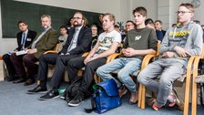 Siegerehrung mit Herrn Piwarz