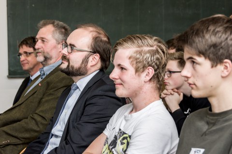 Siegerehrung mit Herrn Piwarz
