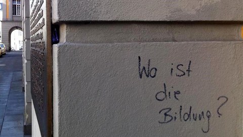 Wo ist die bildung?