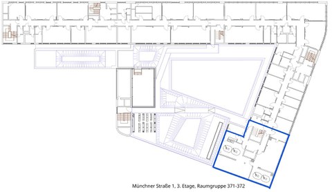 Raumplan der raumgruppe 371-372