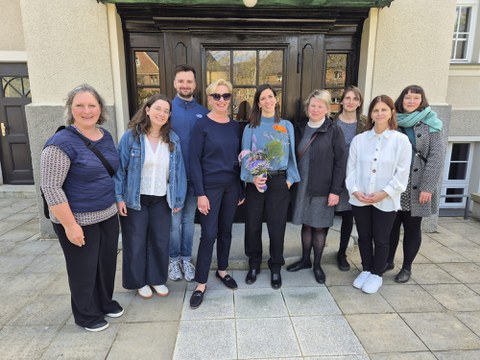 Foto: Mitarbeiter/-innen der Professur für Grundschulpädagogik/Deutsch