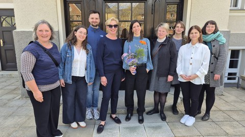 Foto: Mitarbeiter/-innen der Professur für Grundschulpädagogik/Deutsch