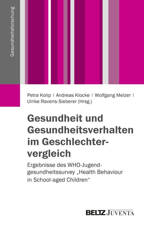 Buchcover Gesundheit und Gesundheitsverhalten im Geschlechtervergleich (Urheber: Verlag Beltz/ Juventa)