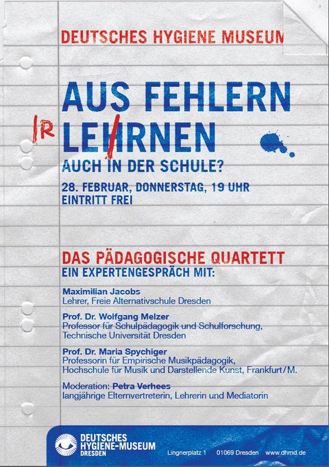 Plakat Pädagogisches Quartett Bildungsgerechtigkeit