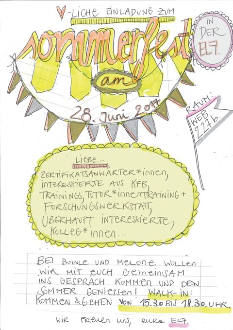 ELF Einladung Sommerfest SoSe 2017