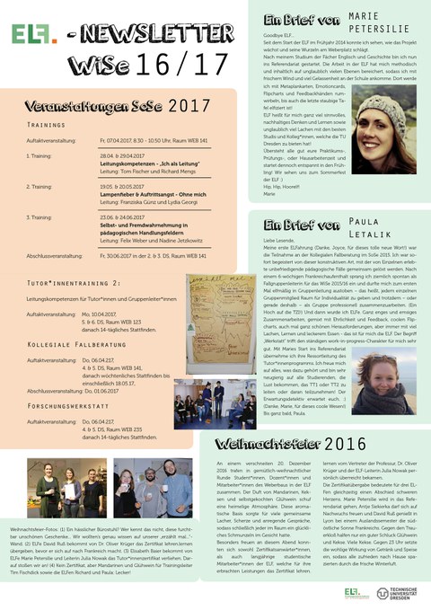 Newsletter WiSe 2016/17