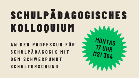Kolloquium im Sommer