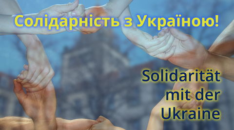 Solidarität mit der Ukraine - Helfende Hände vor Weberbau