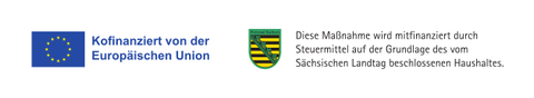 Logo Europa fördert Sachsen
