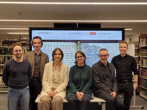 Projekteam v.l.n.r. Felix Schulze, Mirko Breitenstein, Victoria Smirnova, Jana Kocourek, Matthias Eifler, Christoph Mackert, 