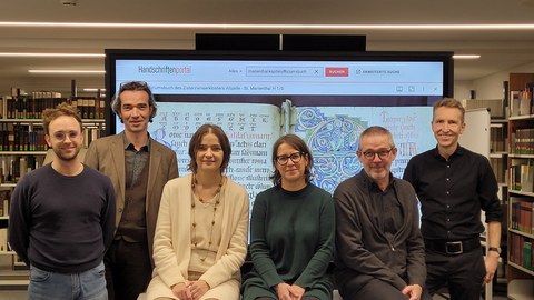 Projekteam v.l.n.r. Felix Schulze, Mirko Breitenstein, Victoria Smirnova, Jana Kocourek, Matthias Eifler, Christoph Mackert, 