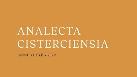 Analecta Cisterciensia 72 (2022)