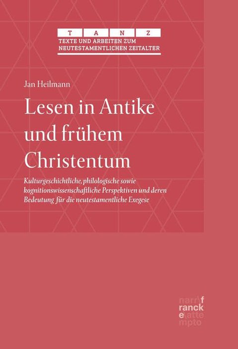Cover Lesen in Antike und frühem Christentum