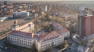 Weberplatz Luftaufnahme