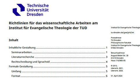 Screenshot Richtlinien